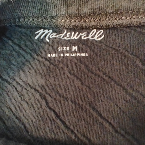 Madewell Men's Preppy Thermal Henley Button Up Longsleeve Green M - Picture 3 of 16